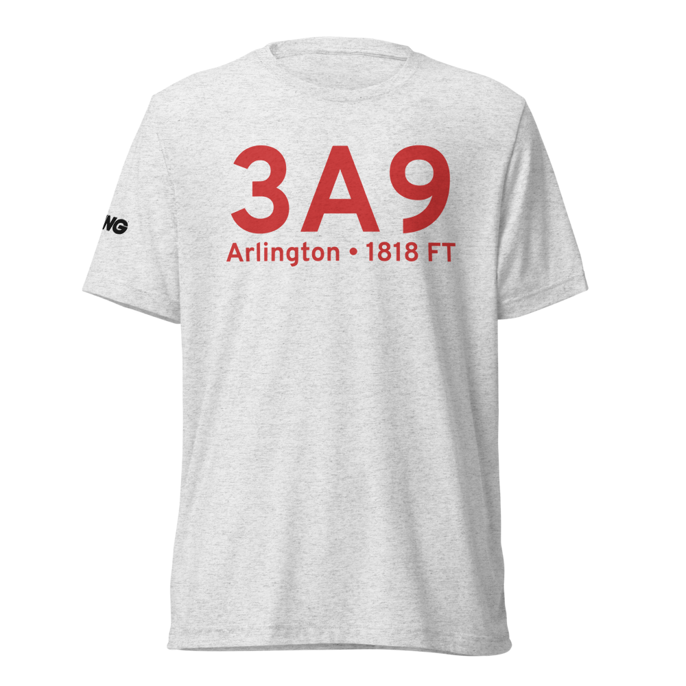 Arlington (3A9) Airport Tri-blend T-Shirt 