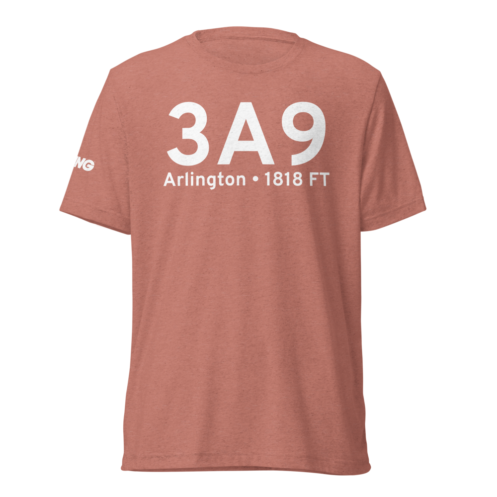Arlington (3A9) Airport Tri-blend T-Shirt 
