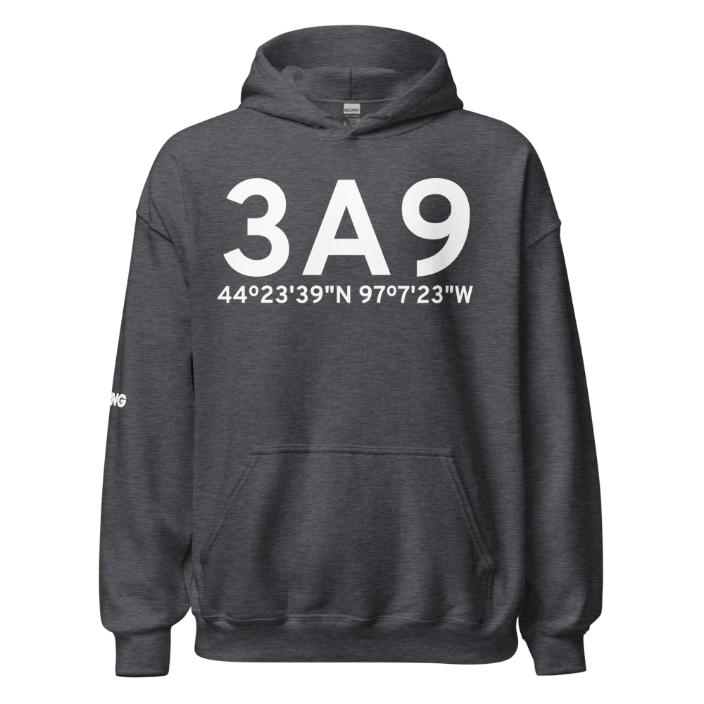 Arlington (3A9) Airport Hoodie Sweatshirt 