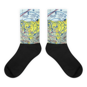 Cleveland Hopkins International Airport (CLE) VFR Sectional Socks