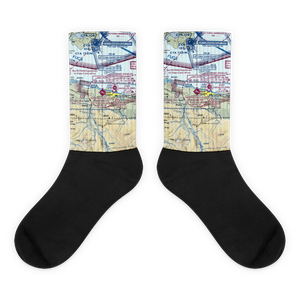 William R Fairchild International Airport (CLM) VFR Sectional Socks