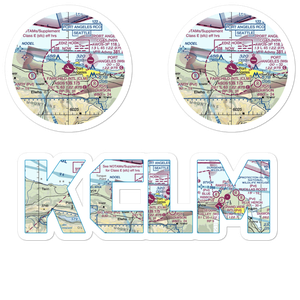 William R Fairchild International Airport (CLM) VFR Sectional Sticker Pack