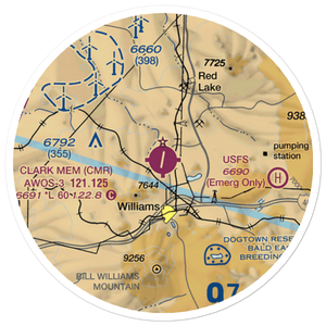 H.A. Clark Memorial Field (CMR) VFR Sectional Sticker (20 mile)