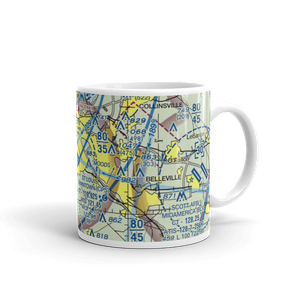 St Louis Downtown Airport (CPS) VFR Sectional  Mug