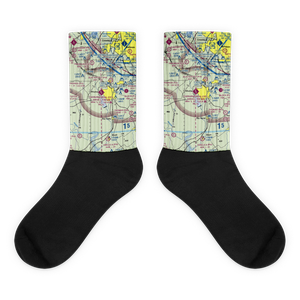 Cleburne Municipal Airport (CPT) VFR Sectional Socks