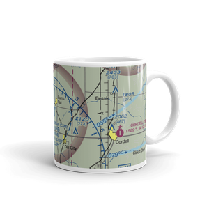 Clinton Sherman Airport (CSM) VFR Sectional  Mug