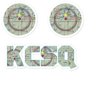 Creston Municipal Airport (CSQ) VFR Sectional Sticker Pack