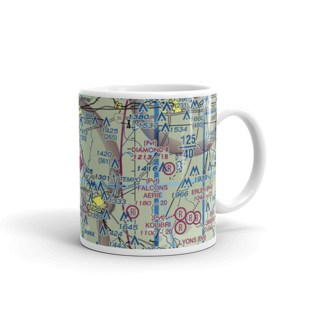 West Georgia Regional O V Gray Field (CTJ) VFR Sectional  Mug 
