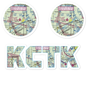 Ingersoll Airport (CTK) VFR Sectional Sticker Pack