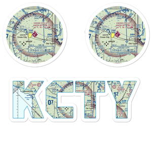 Cross City Airport (CTY) VFR Sectional Sticker Pack