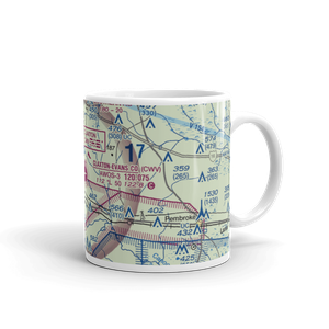 Claxton Evans County Airport (CWV) VFR Sectional  Mug