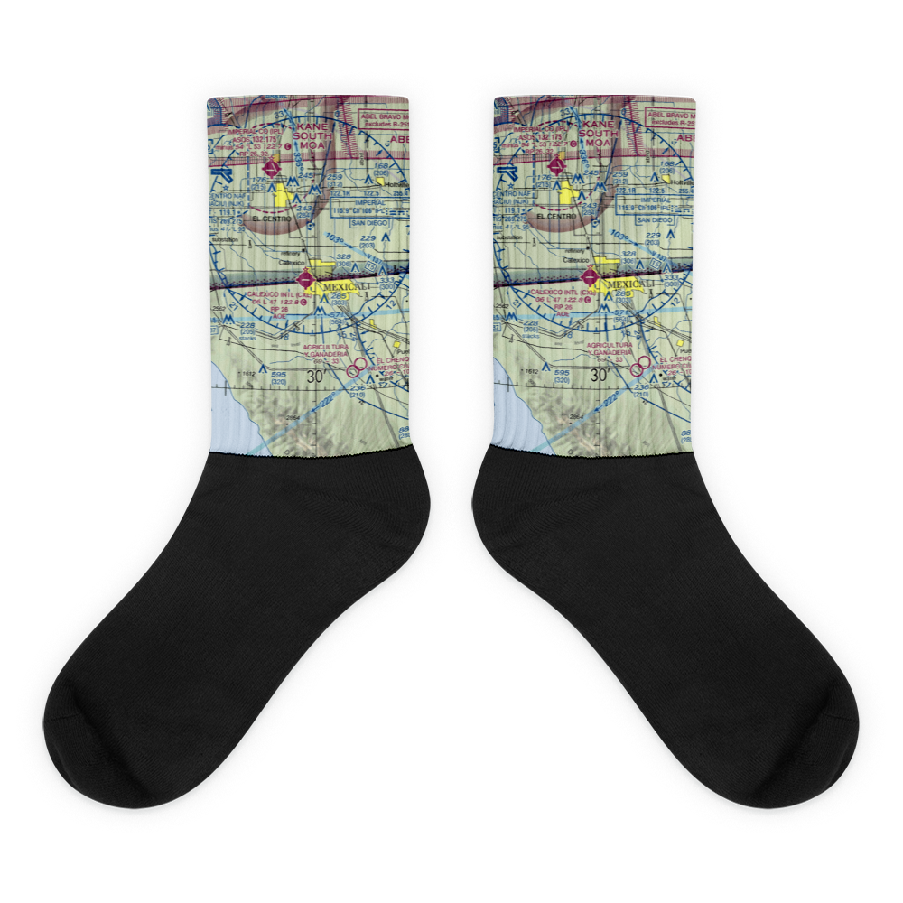 Calexico International Airport (CXL) VFR Sectional Socks 