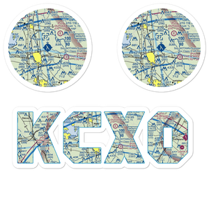 Conroe-North Houston Regional Airport (CXO) VFR Sectional Sticker Pack