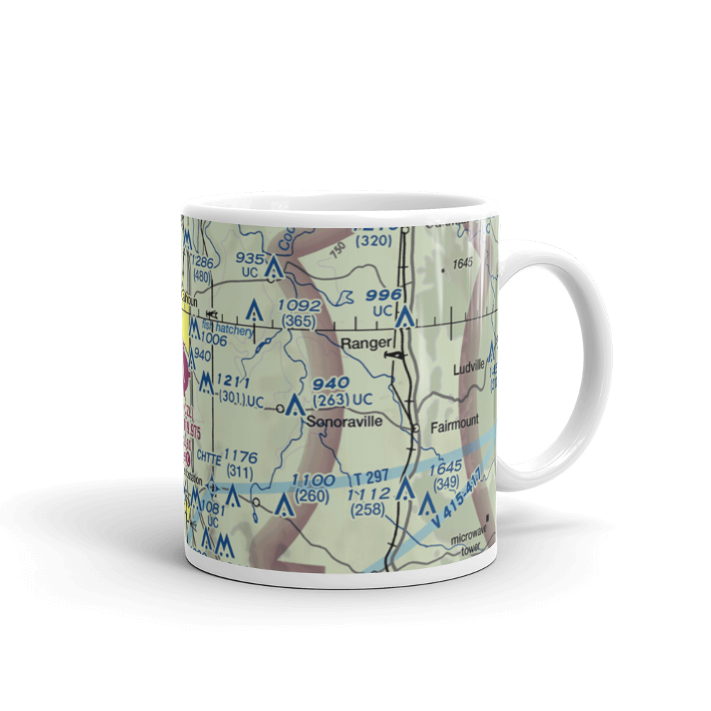 Tom B. David Field (CZL) VFR Sectional  Mug 