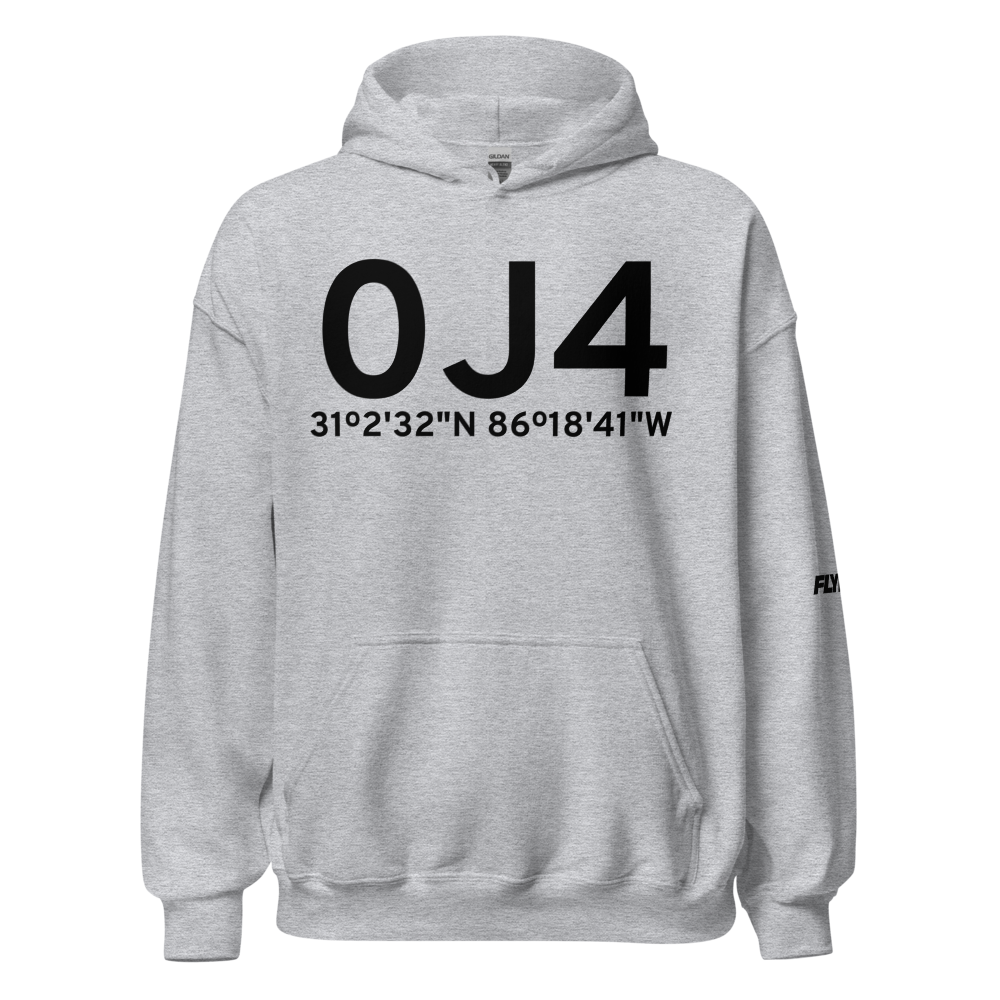 Florala (K0J4) Airport Hoodie Sweatshirt 