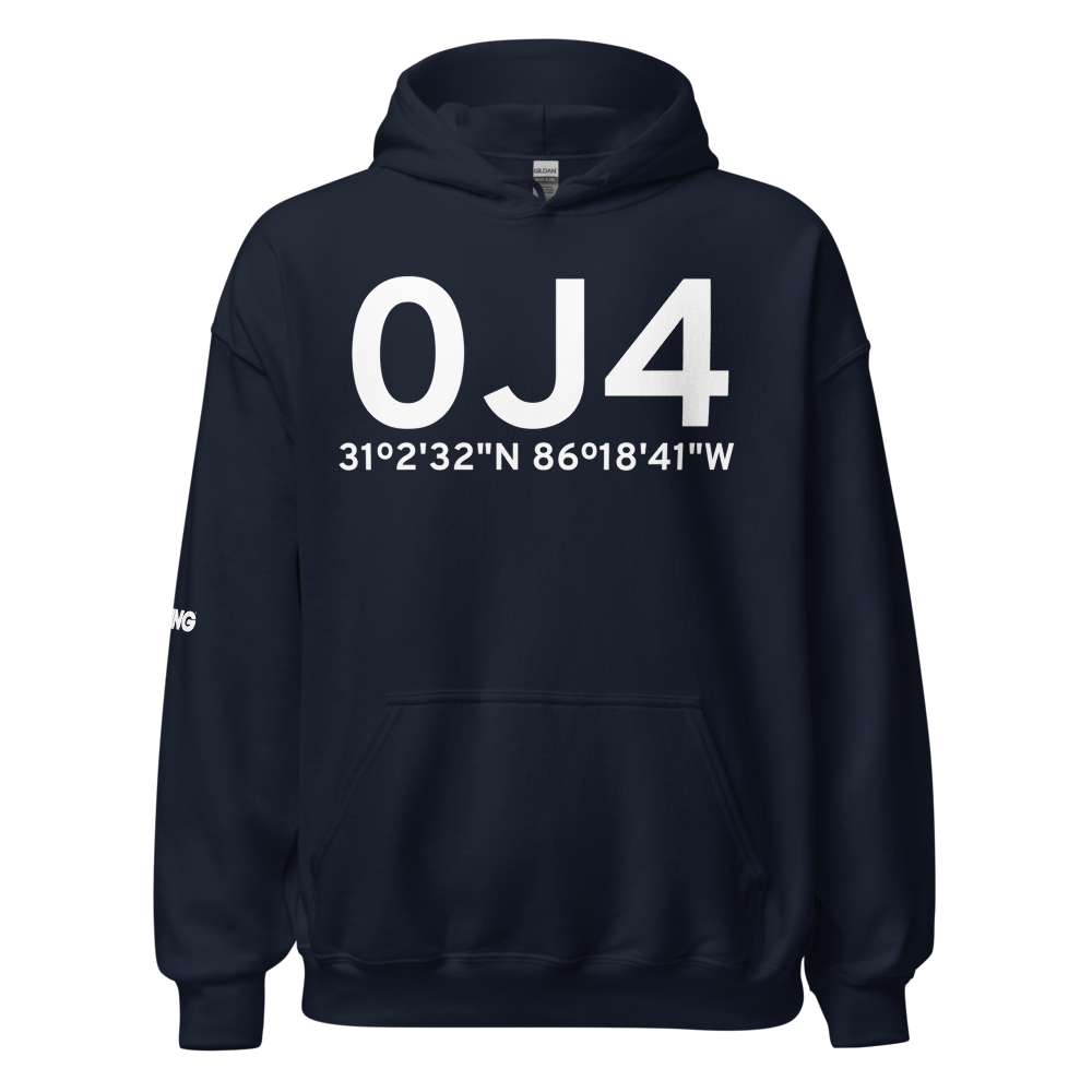 Florala (K0J4) Airport Hoodie Sweatshirt 