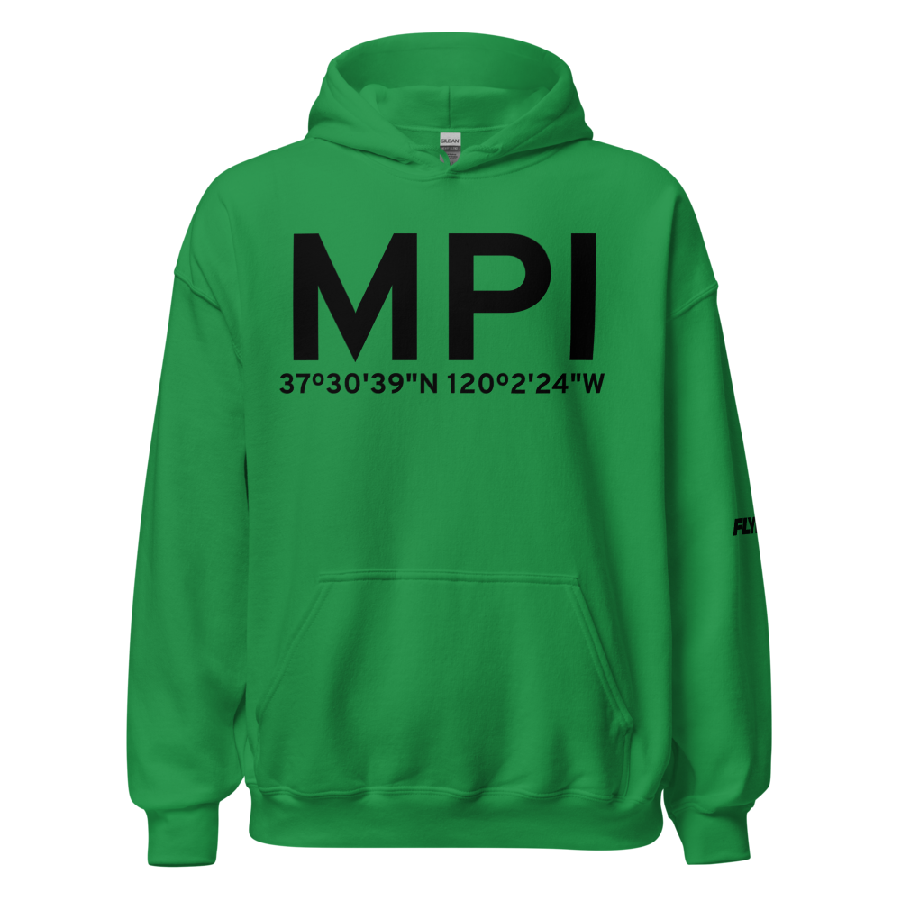 Mariposa (KMPI) Airport Hoodie Sweatshirt 