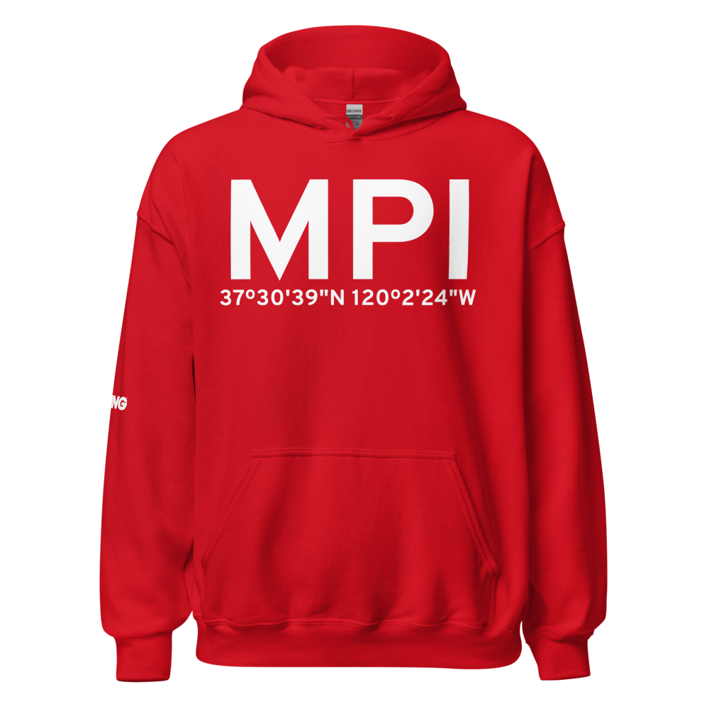 Mariposa (KMPI) Airport Hoodie Sweatshirt 