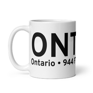 Ontario (KONT) Airport Mug