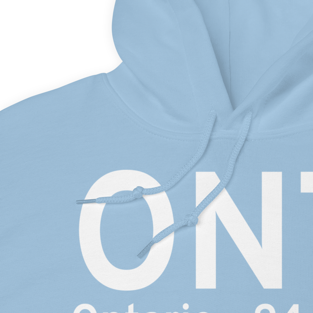 Ontario (KONT) Airport Hoodie Sweatshirt 