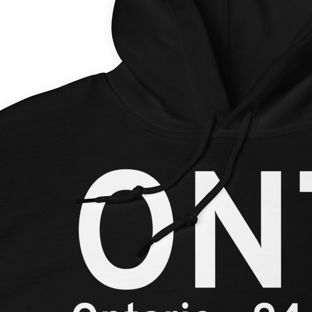 Ontario (KONT) Airport Hoodie Sweatshirt 
