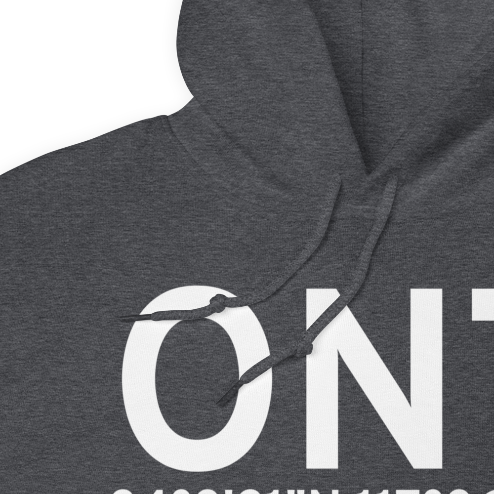 Ontario (KONT) Airport Hoodie Sweatshirt 