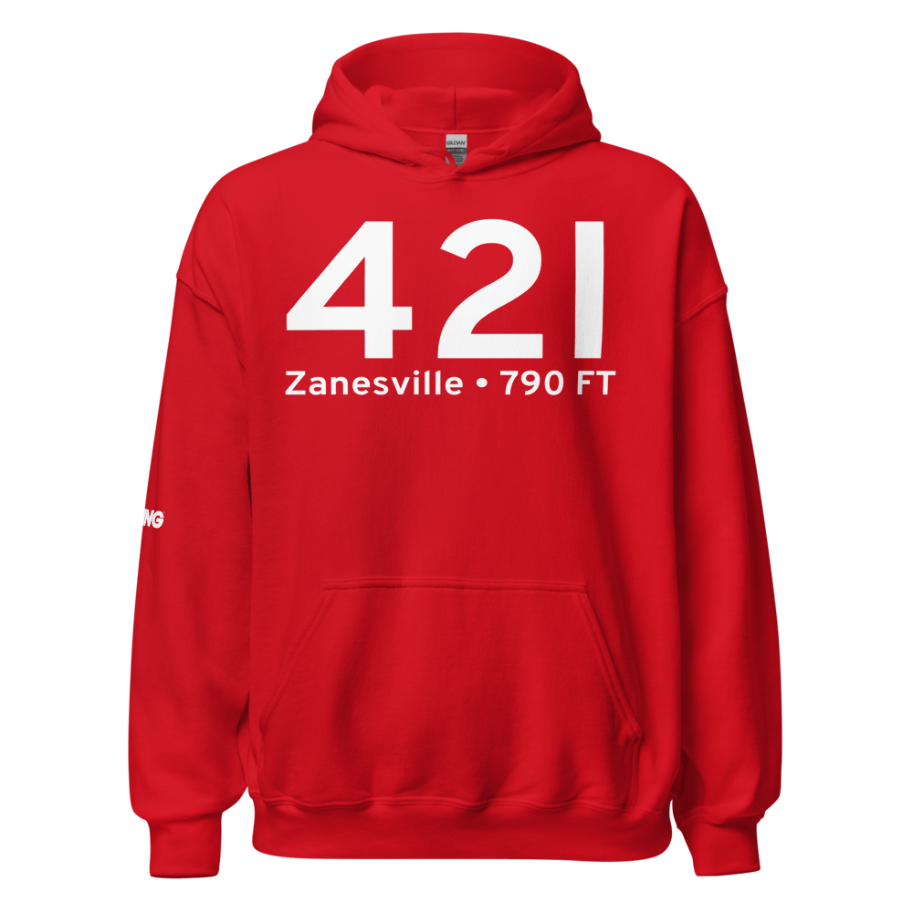 Zanesville (K42I) Airport Hoodie Sweatshirt 