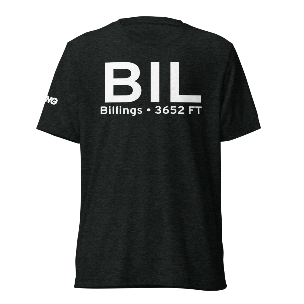 Billings (KBIL) Airport Tri-blend T-Shirt 