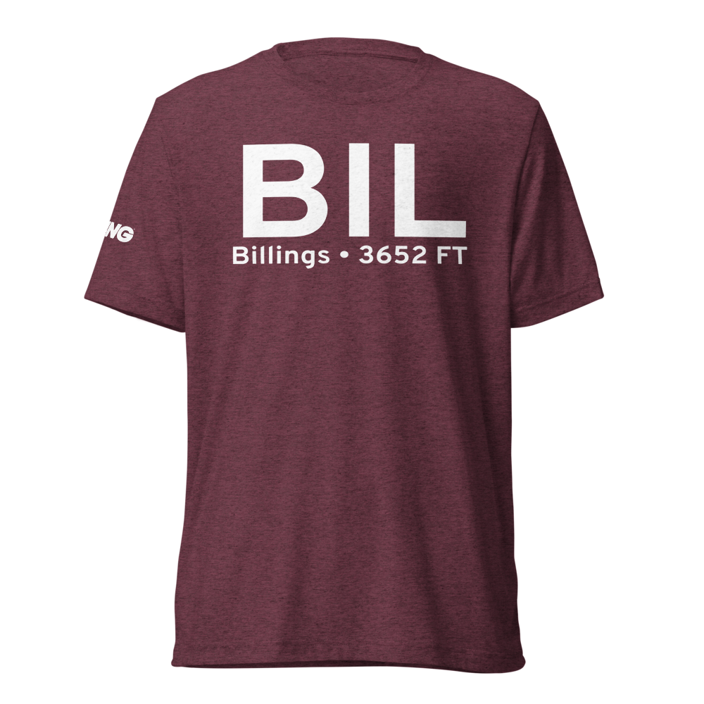 Billings (KBIL) Airport Tri-blend T-Shirt 