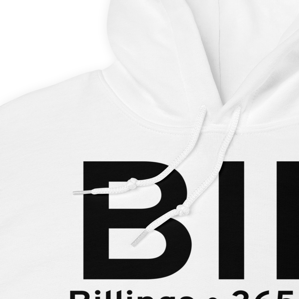 Billings (KBIL) Airport Hoodie Sweatshirt 