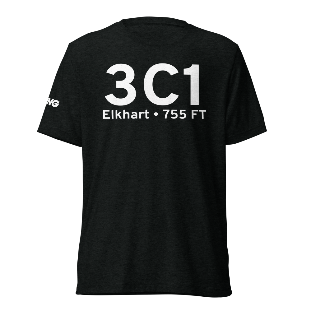 Elkhart (3C1) Airport Tri-blend T-Shirt 