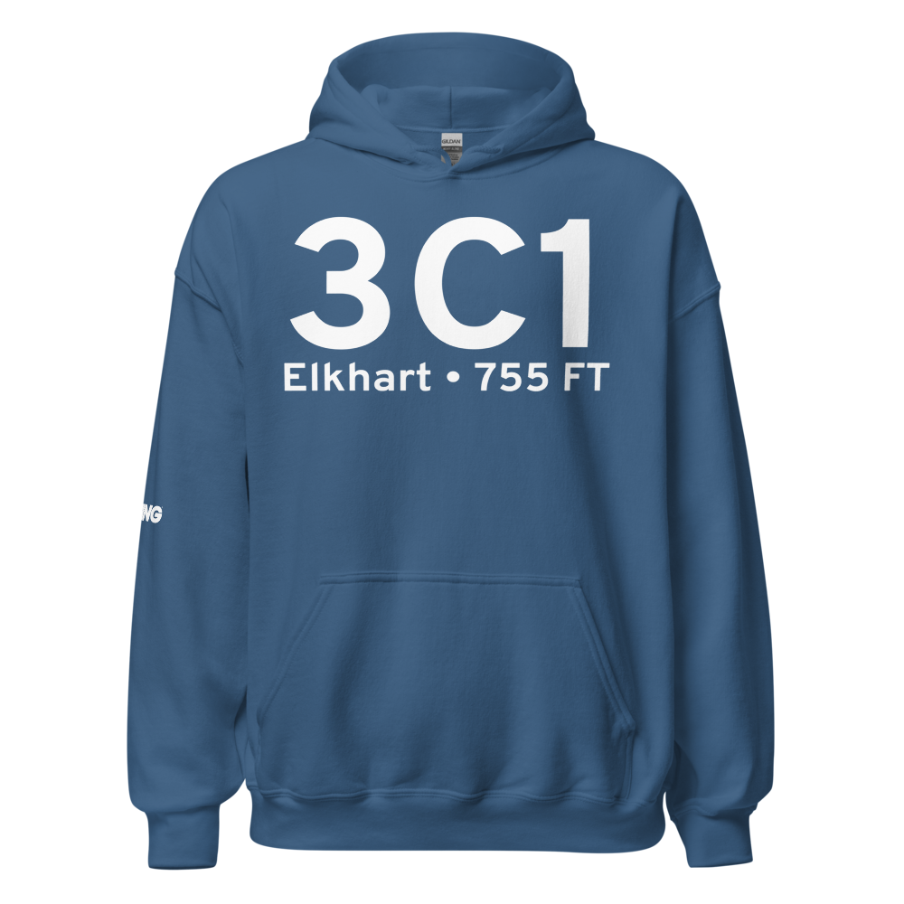 Elkhart (3C1) Airport Hoodie Sweatshirt 