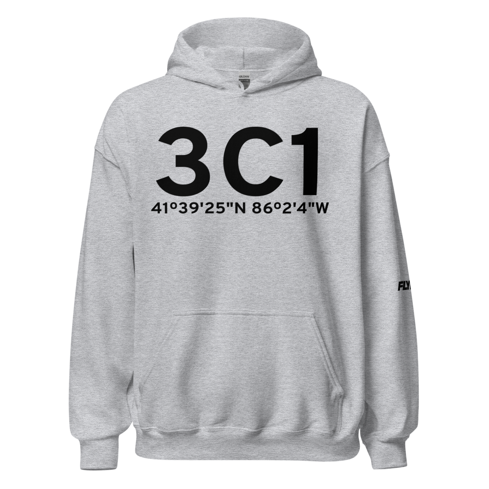 Elkhart (3C1) Airport Hoodie Sweatshirt 