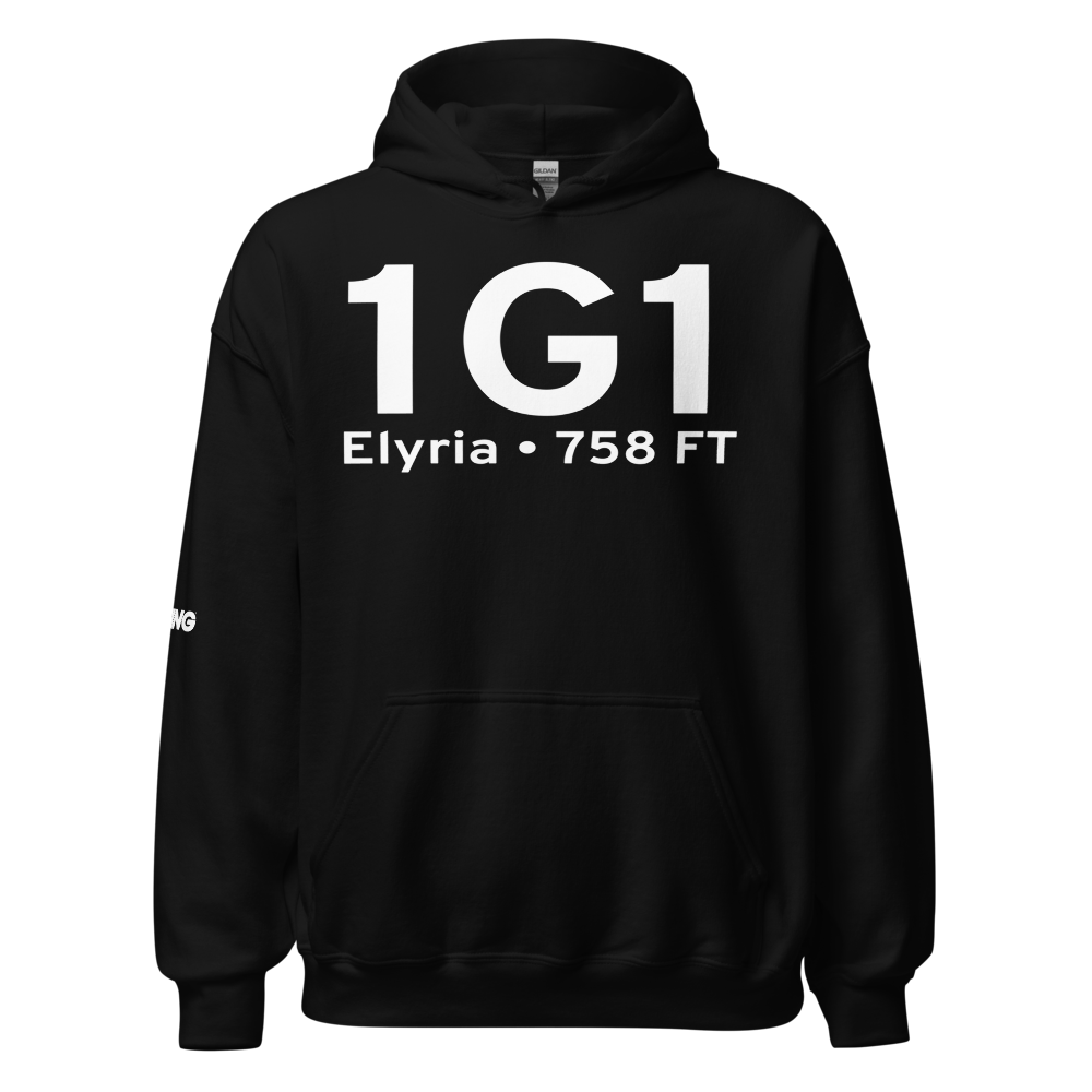 Elyria (K1G1) Airport Hoodie Sweatshirt 