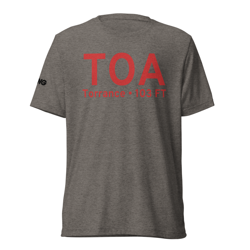 Torrance (KTOA) Airport Tri-blend T-Shirt 