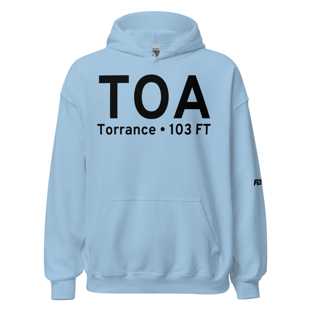 Torrance (KTOA) Airport Hoodie Sweatshirt 