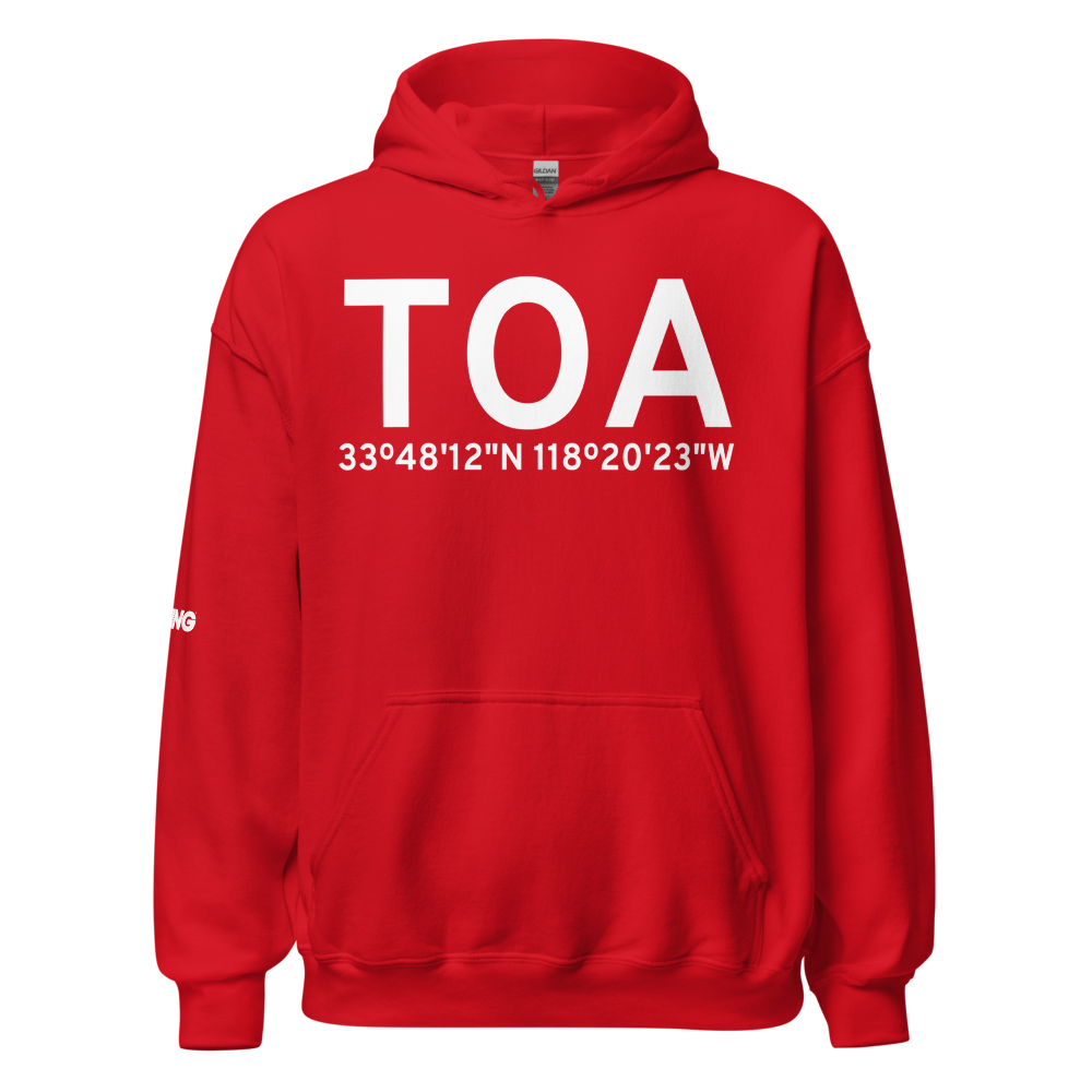 Torrance (KTOA) Airport Hoodie Sweatshirt 