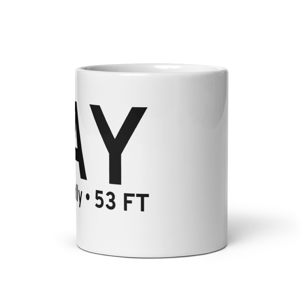 Mount Holly (KVAY) Airport Mug 