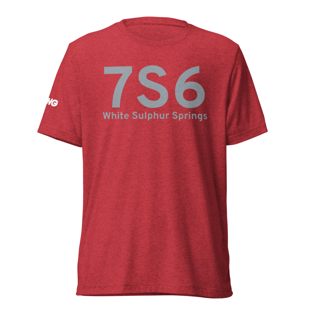 White Sulphur Springs (K7S6) Airport Tri-blend T-Shirt 
