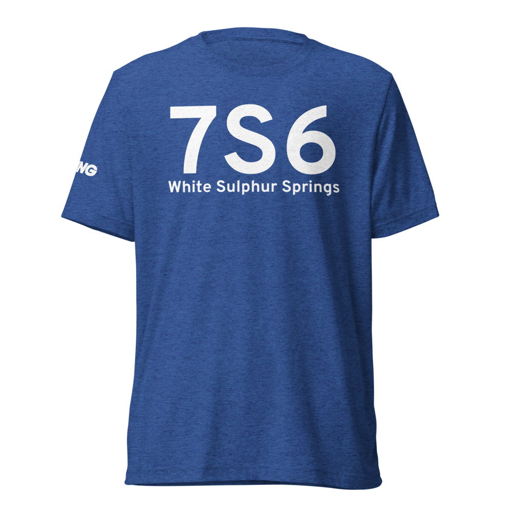 White Sulphur Springs (K7S6) Airport Tri-blend T-Shirt 