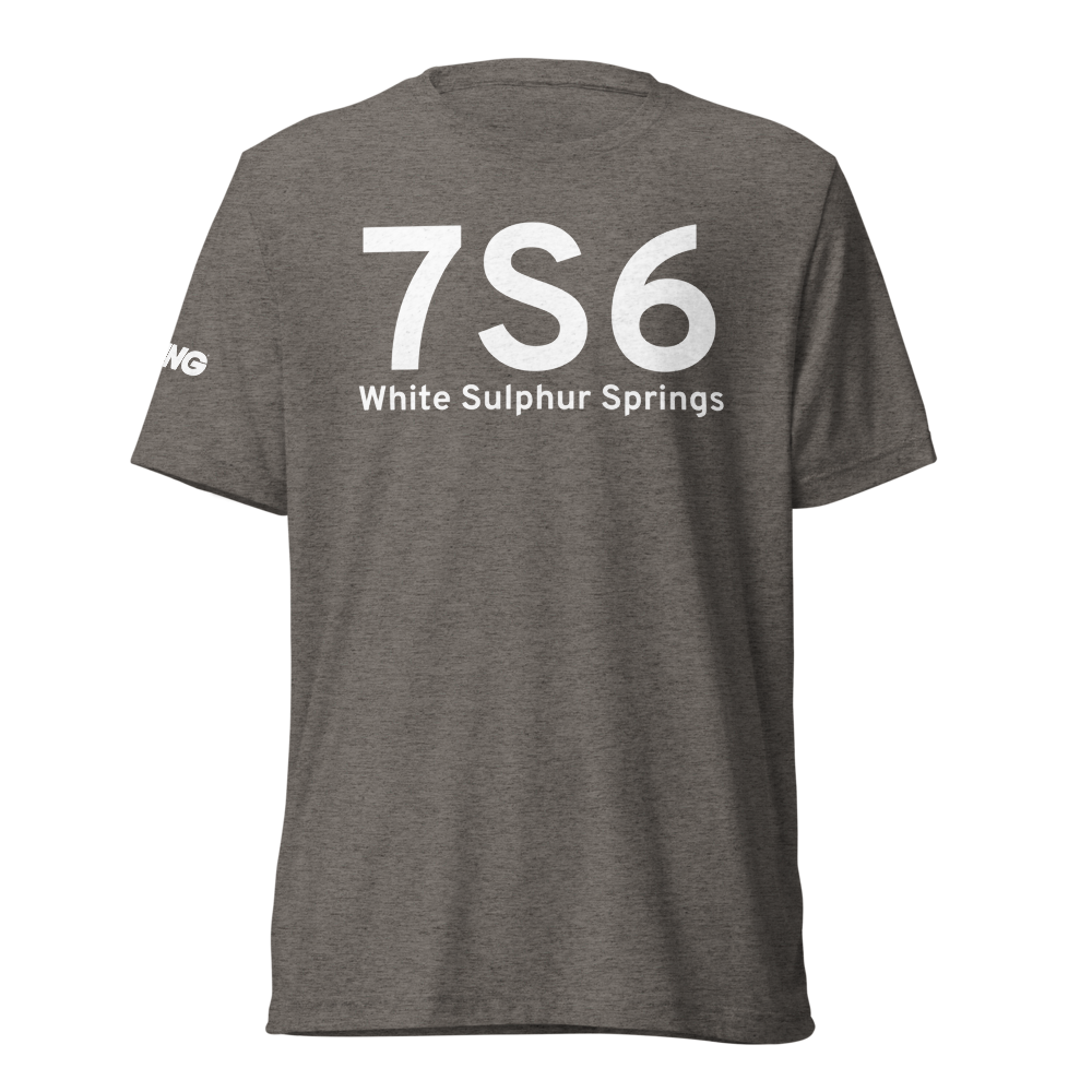 White Sulphur Springs (K7S6) Airport Tri-blend T-Shirt 