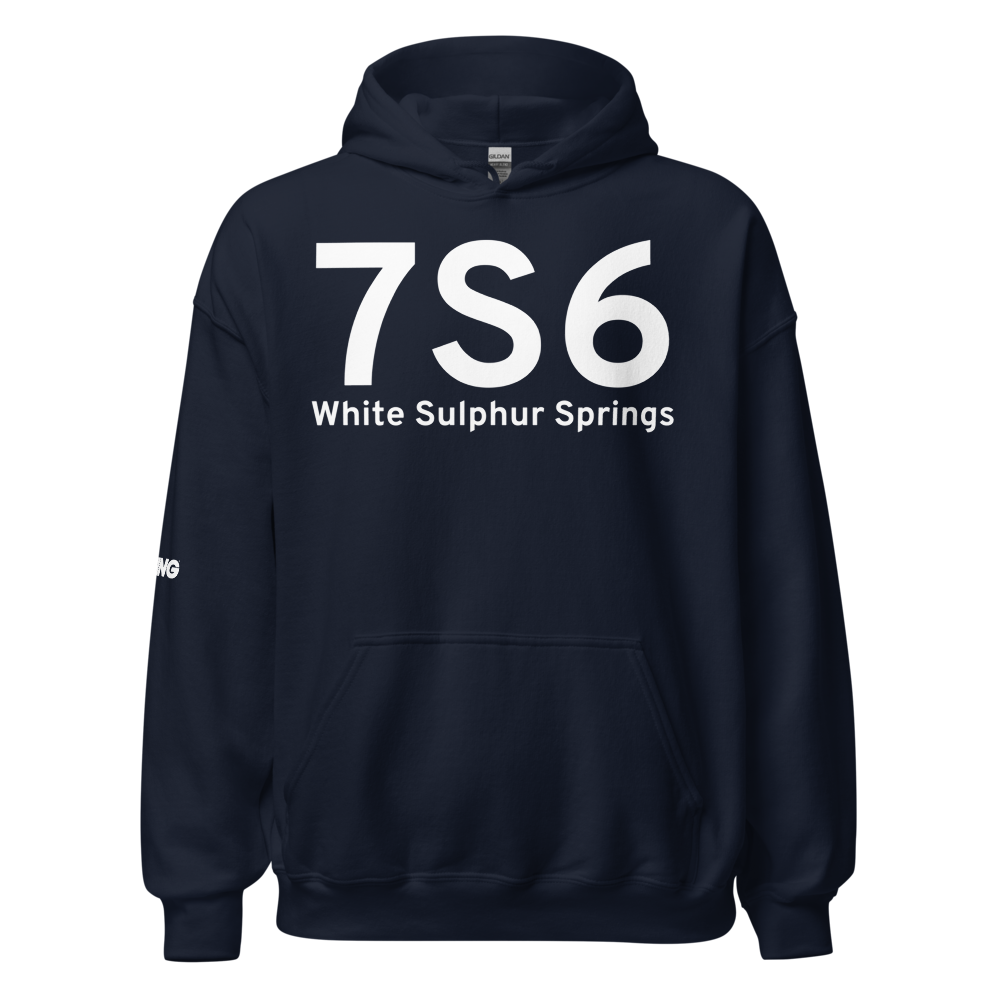 White Sulphur Springs (K7S6) Airport Hoodie Sweatshirt 