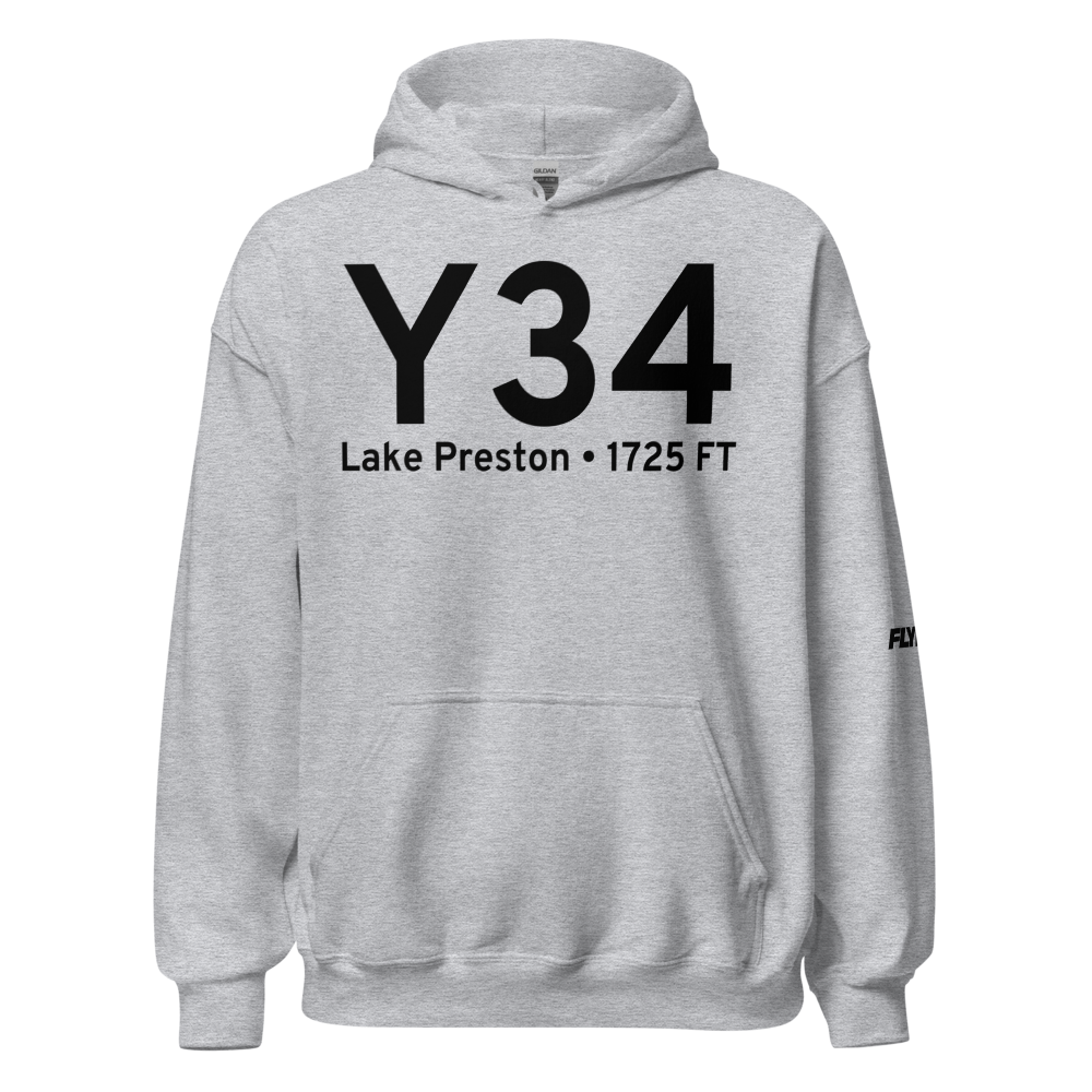 Lake Preston (Y34) Airport Hoodie Sweatshirt 