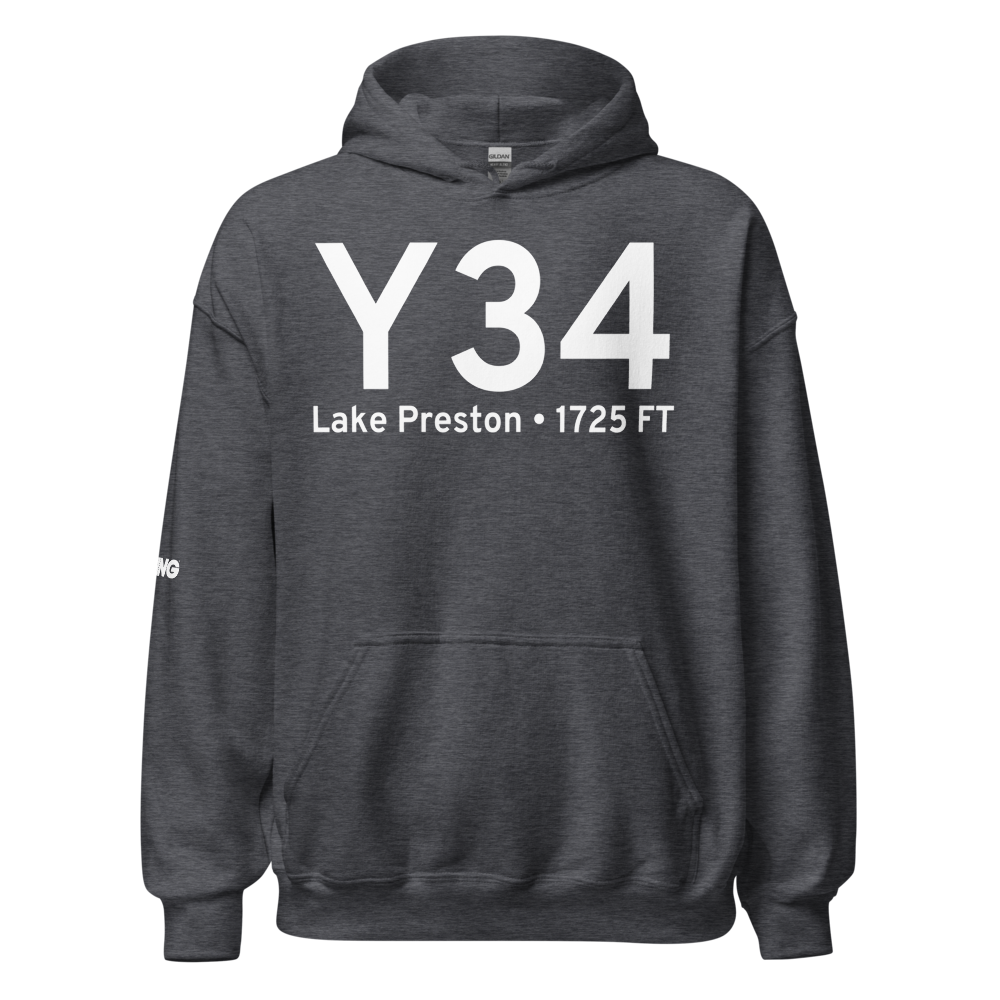 Lake Preston (Y34) Airport Hoodie Sweatshirt 