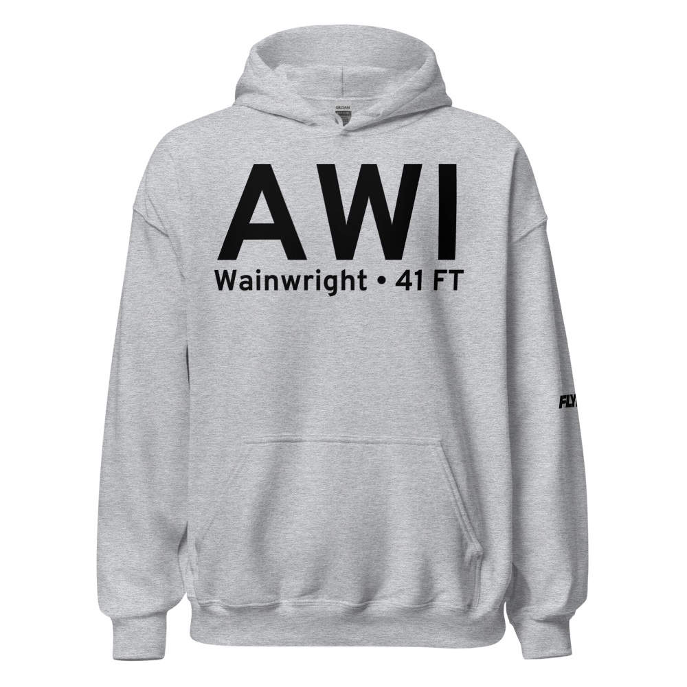 Wainwright (PAWI) Airport Hoodie Sweatshirt 
