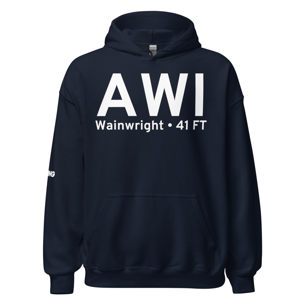 Wainwright (PAWI) Airport Hoodie Sweatshirt 