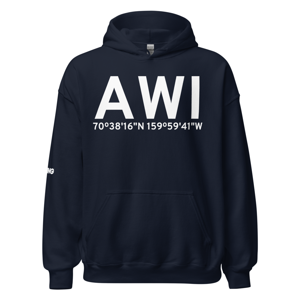 Wainwright (PAWI) Airport Hoodie Sweatshirt 