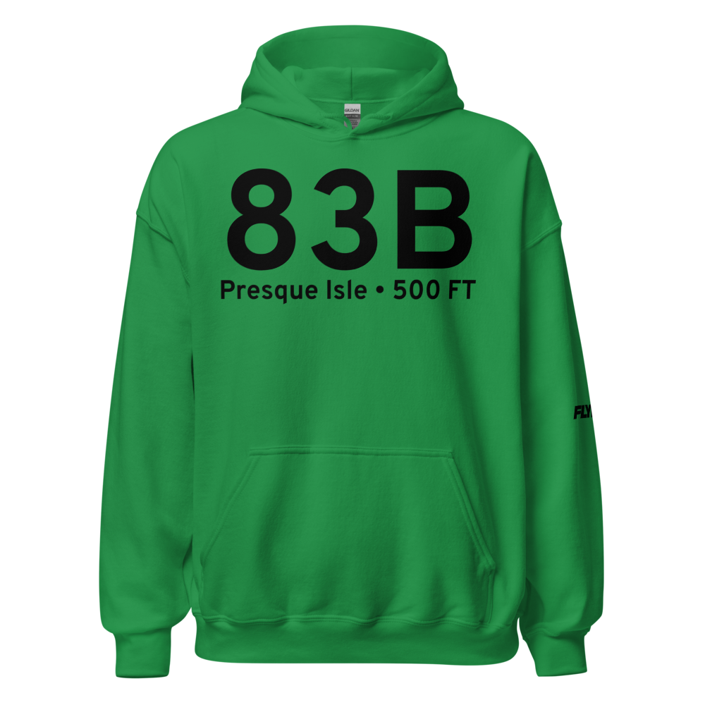 Presque Isle (83B) Airport Hoodie Sweatshirt 