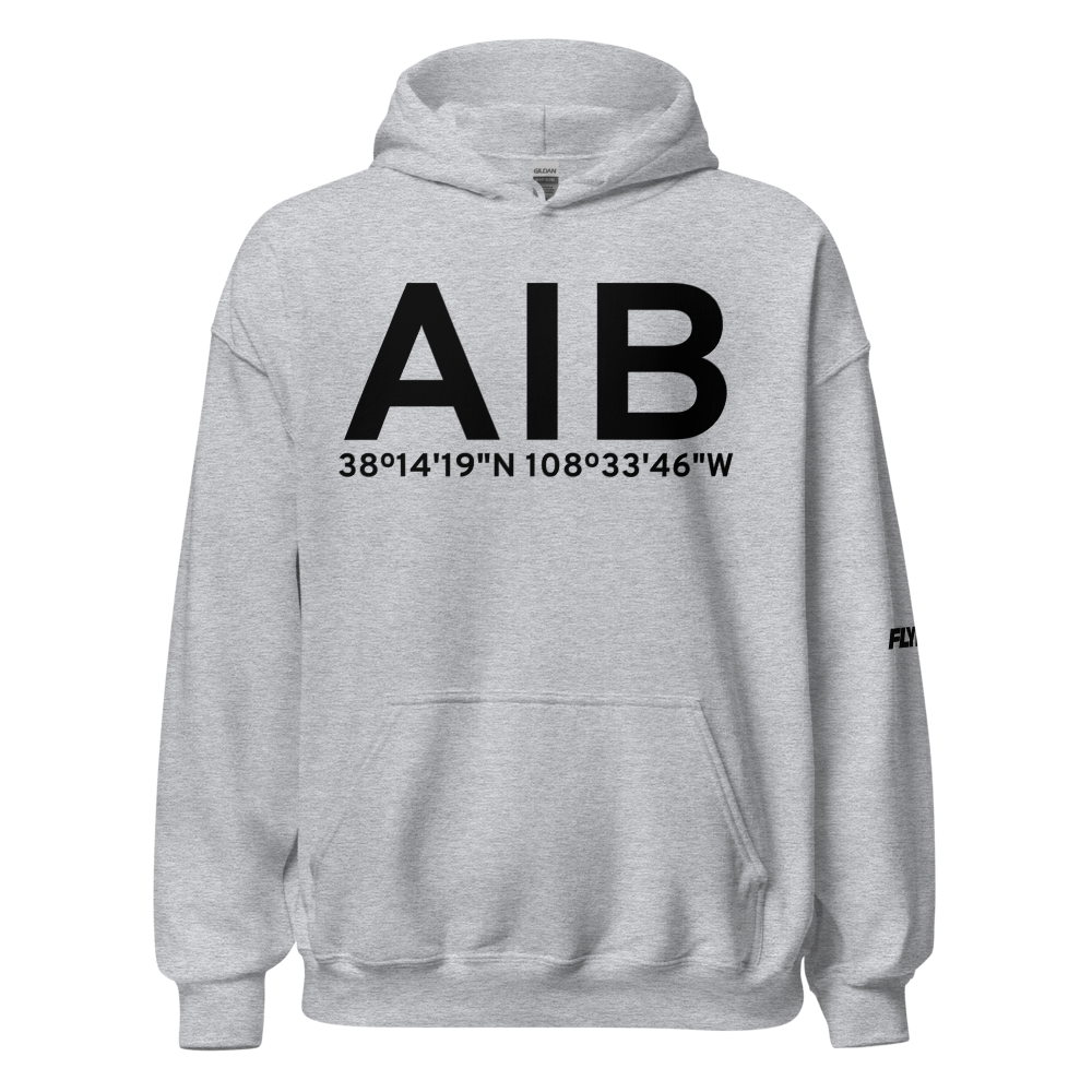 Nucla (KAIB) Airport Hoodie Sweatshirt 
