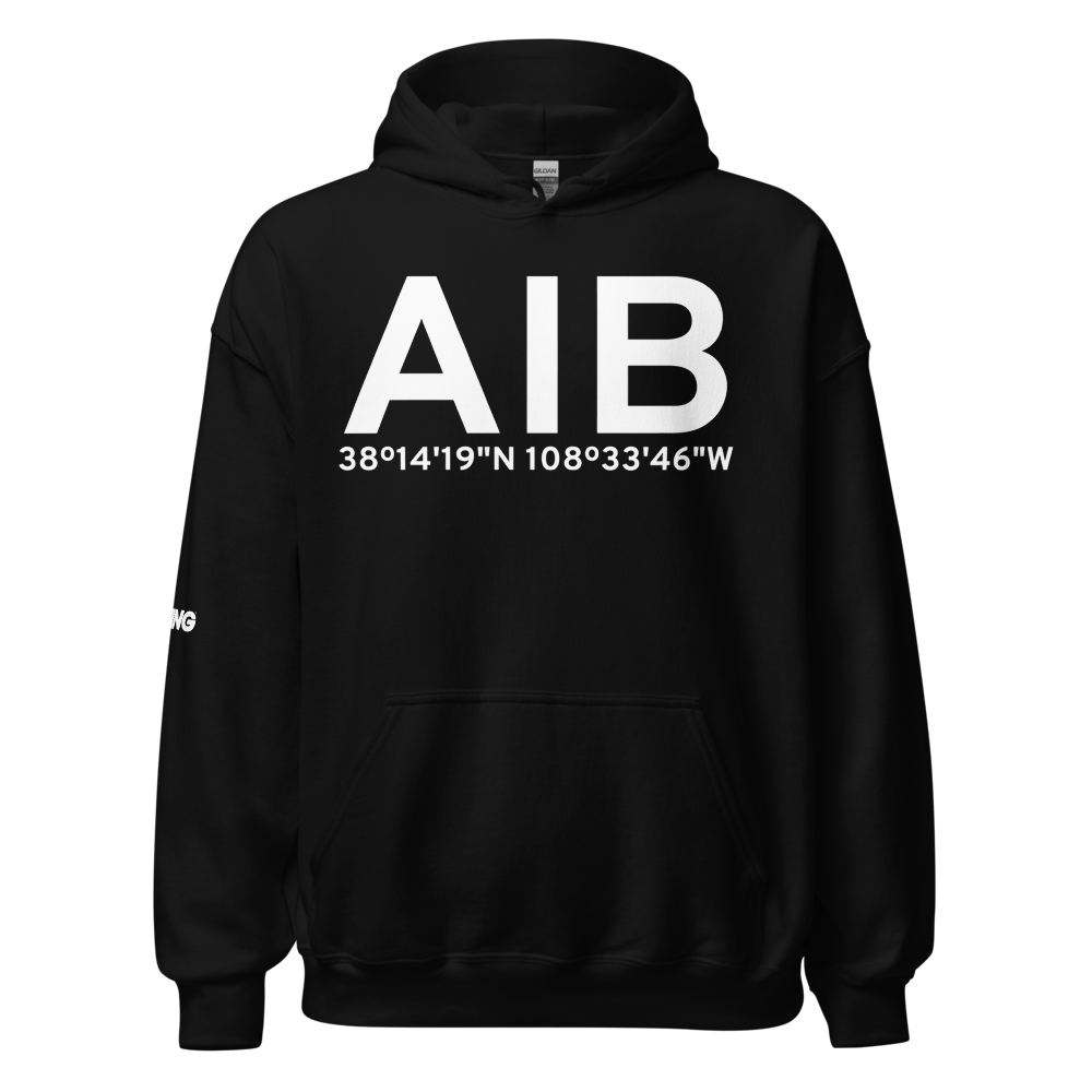 Nucla (KAIB) Airport Hoodie Sweatshirt 